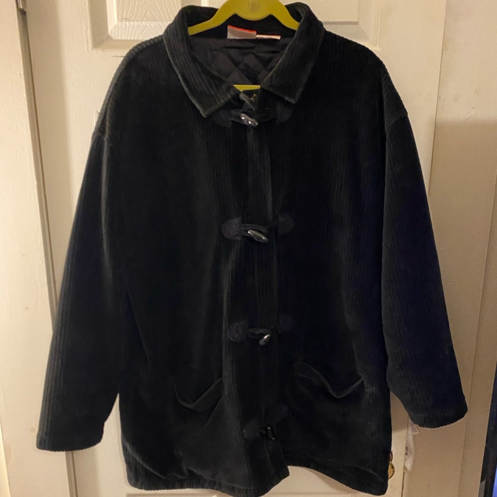 Liz and company womens black xl jacket